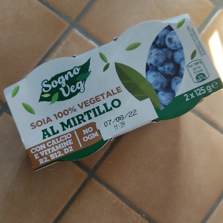 review photo of Sogno veg Yogurt Al Mirtillo shared by @cirimbriscola on 13 Jul 2022 - review