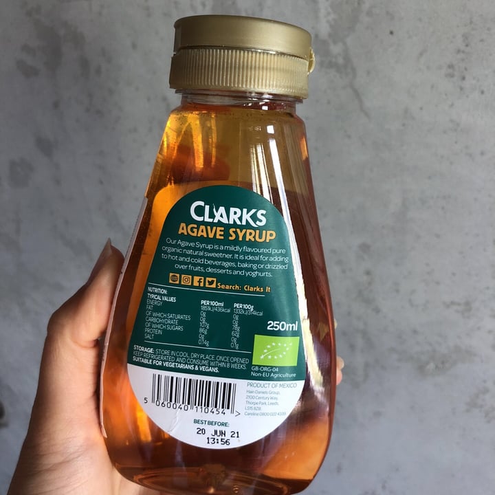photo of Clarks Organic Agave Syrup shared by @albasador on  17 Jan 2020 - review