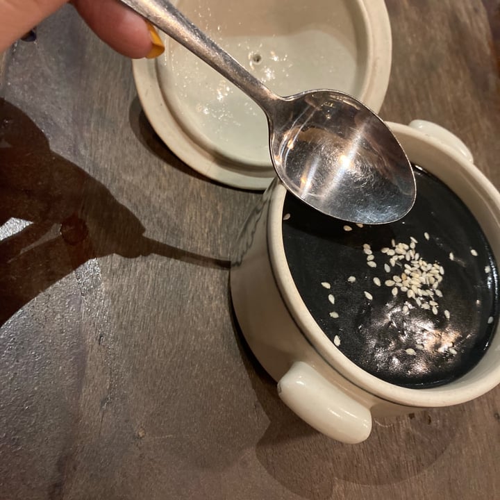review photo of Here & Now vegetarian restaurant & coffee Black sesame sweet soup shared by @gggoveggie on 09 Sep 2020 - review