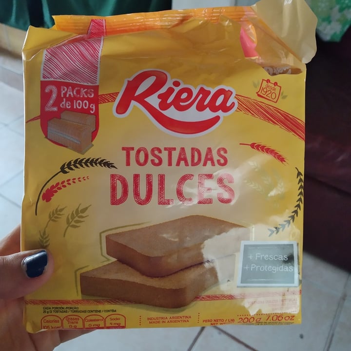 photo of Riera Tostadas Dulces shared by @pauromerolezcano on  07 Feb 2022 - review