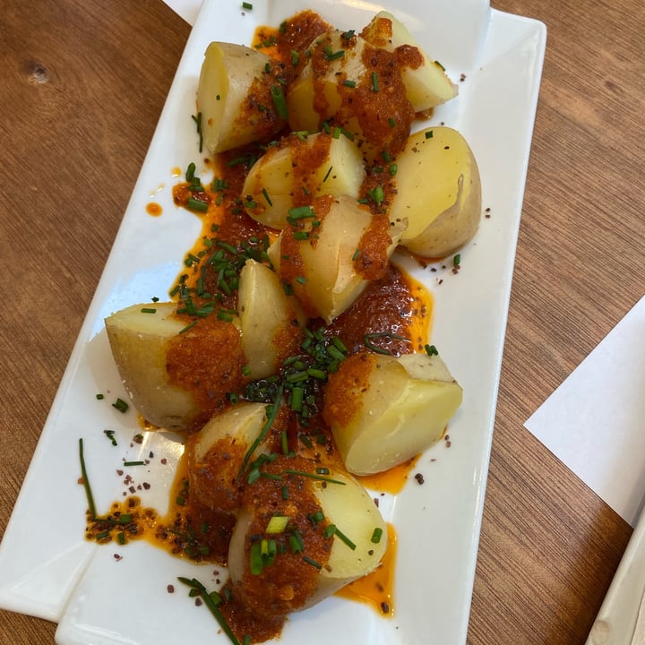 review photo of PISTATXO Cocina Vegetariana papas con mojo picón shared by @verdegiadeite on 17 Jun 2022 - review