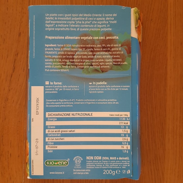 review photo of Kioene Falafel di ceci shared by @malaga on 28 Jun 2020 - review