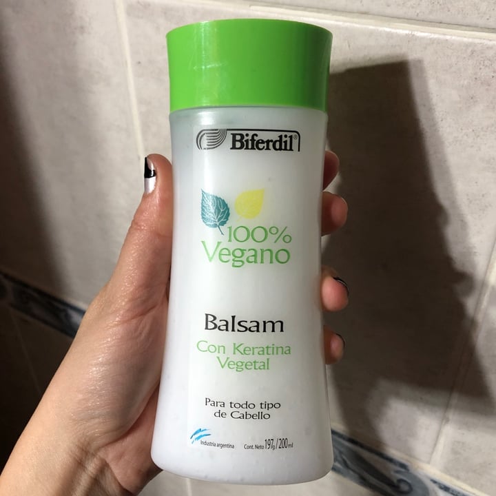 photo of Biferdil Balsam con Keratina Vegetal shared by @gingermarian on  31 May 2021 - review