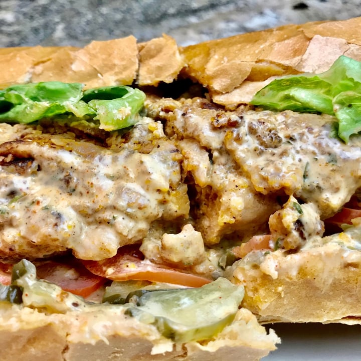 photo of DC Vegetarian Cajun Chicken Po Boy Sub shared by @pdxveg on  30 Dec 2020 - review