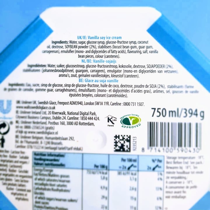 photo of Swedish Glace Smooth Vanilla shared by @solajem on  21 Feb 2021 - review