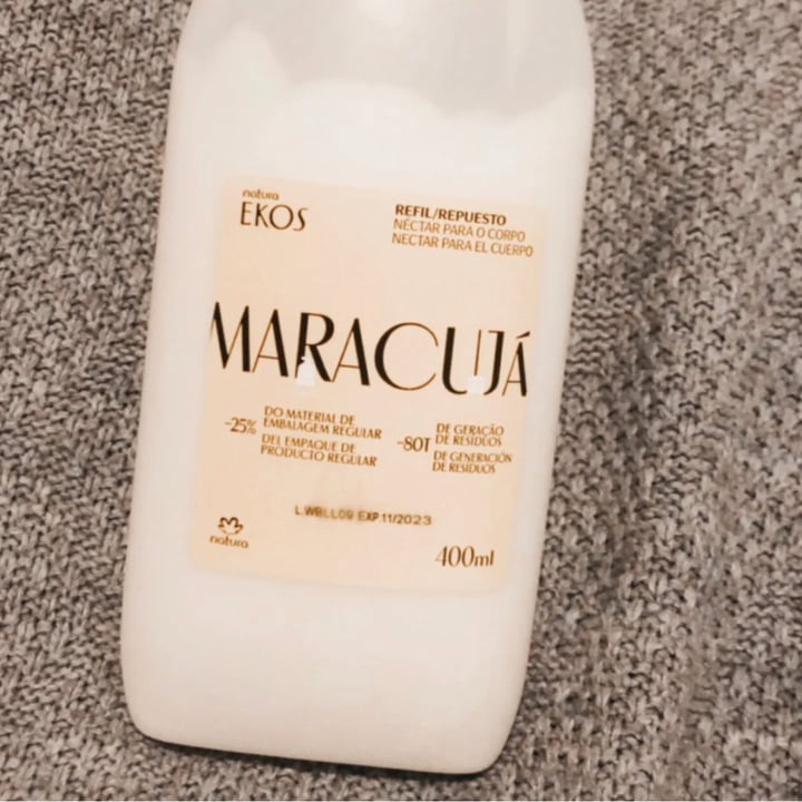 review photo of Natura Crema Corporal Maracuya shared by @cecishelter on 26 Jul 2022 - review