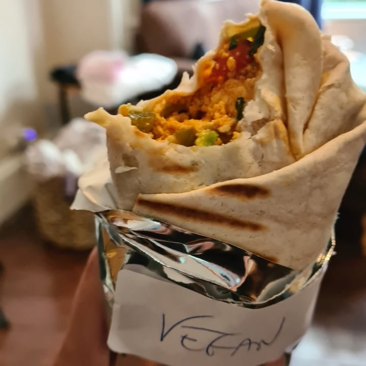photo of Cafe Strange Brew Vegan burrito shared by @libbymw on  09 Jun 2021 - review