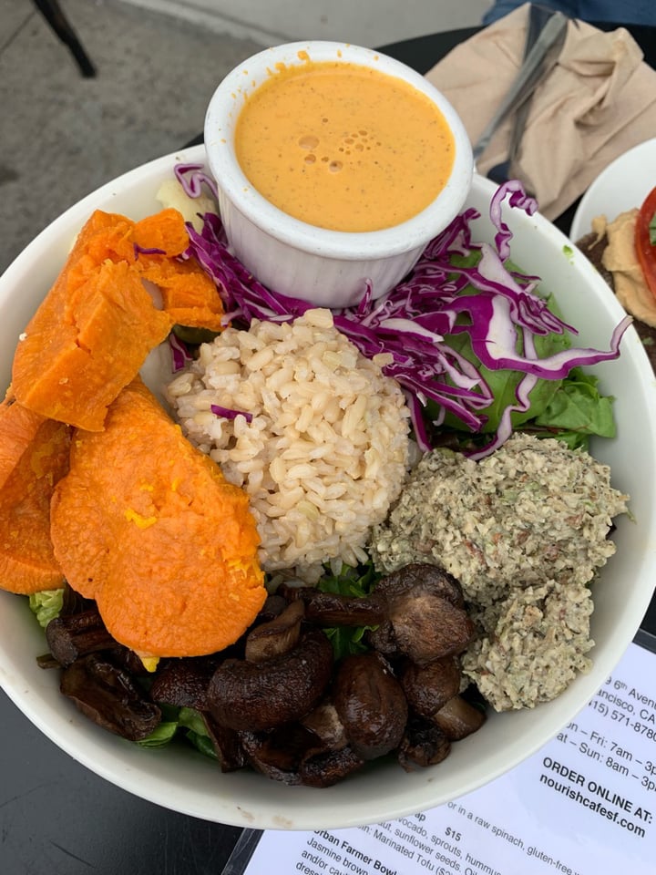 photo of Nourish Cafe Nourish Bowl shared by @veganadventurer on  15 Jul 2019 - review