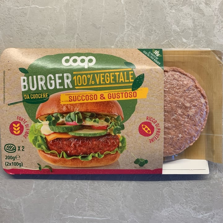 photo of Coop Burger 100% vegetali Sucoso & Gustoso  shared by @chiaramarchetti on  12 Aug 2022 - review