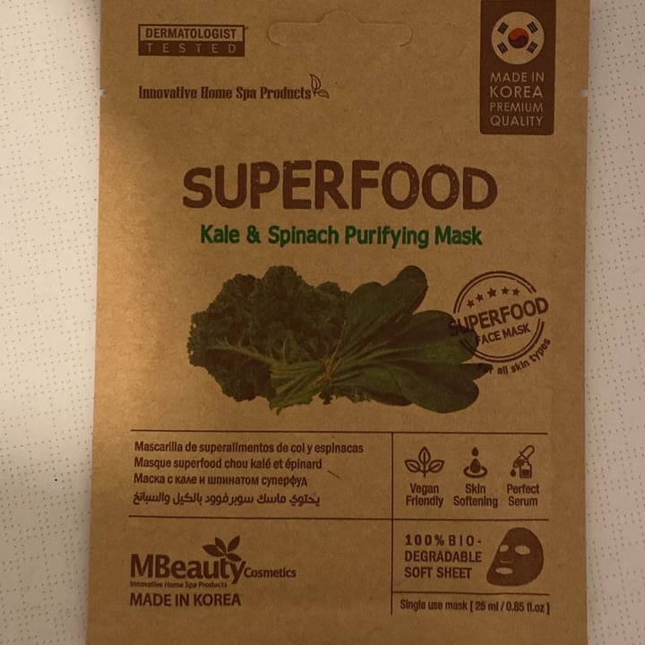 review photo of M Beauty Cosmetics Korea Superfood mask shared by @nina97 on 22 Feb 2022 - review