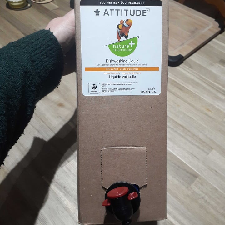 review photo of ATTITUDE Dishwashing Liquid shared by @mariepoppin on 12 Nov 2021 - review