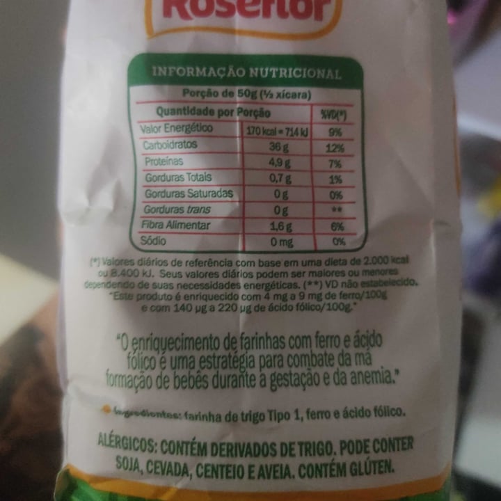 photo of Roseflor Farinha De Trigo shared by @felipe3d on  08 Oct 2022 - review