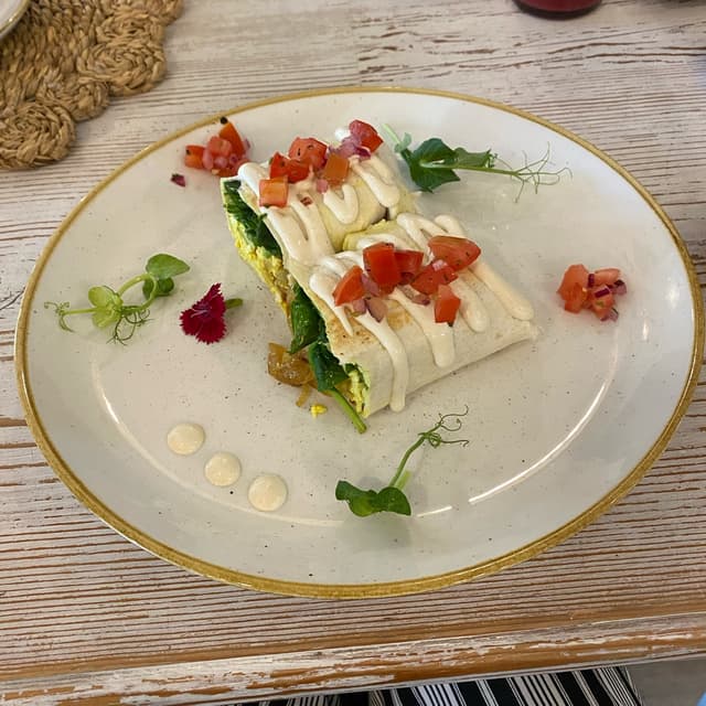 Foto del piatto “Spicy Breakfast Burrito”