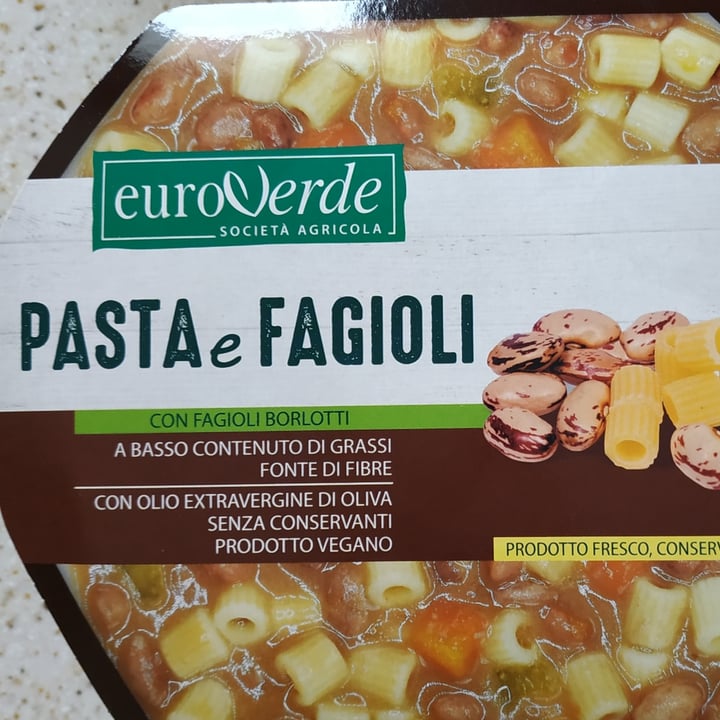 photo of EuroVerde Pasta e fagioli shared by @simona74veg on  12 Oct 2022 - review