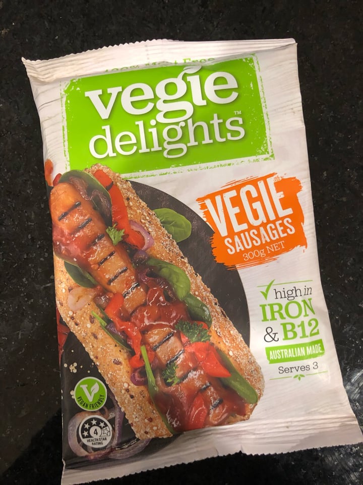 photo of Vegie Delights Vegie sausages shared by @moniquecourtney on  23 Oct 2019 - review