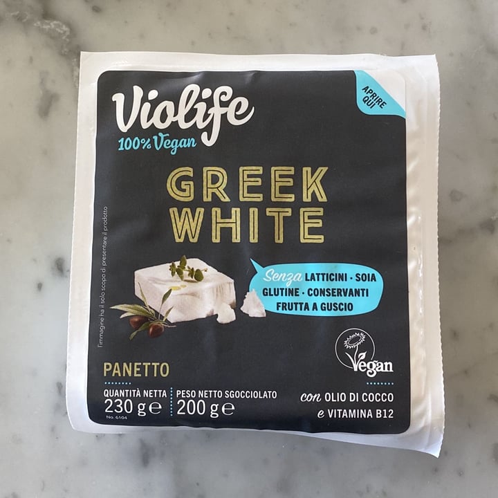 photo of Violife Greek White (Block/Panetto) shared by @francescabernardini on  10 Apr 2022 - review