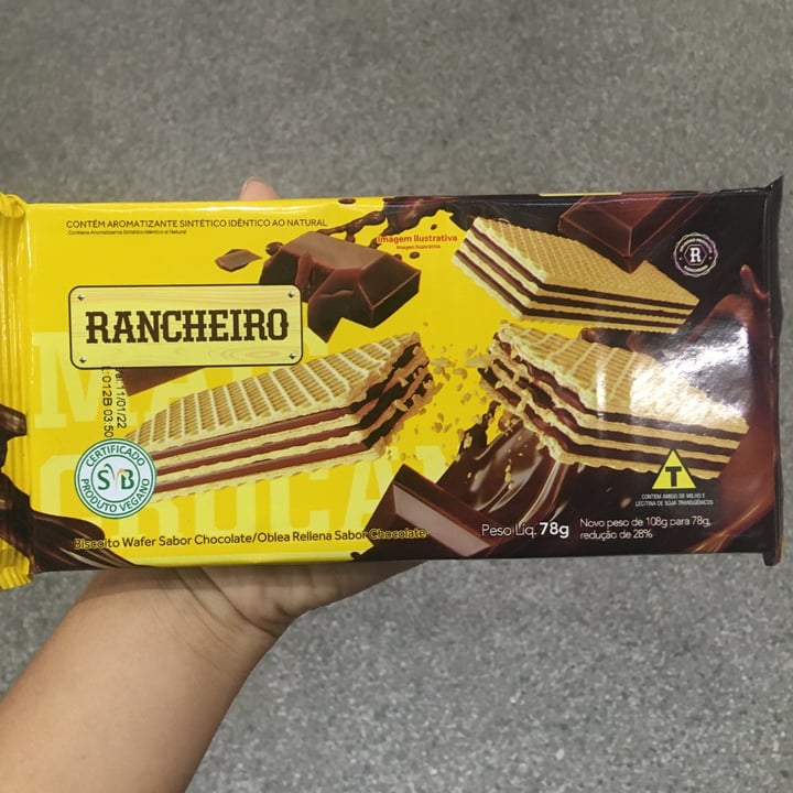 review photo of Rancheiro Biscoito Wafer Sabor Chocolate shared by @leticialine on 15 Sep 2021 - review