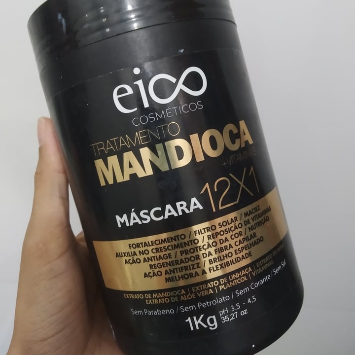photo of Eico Cosméticos Máscara Mandioca shared by @fisiovegana on  22 Apr 2022 - review