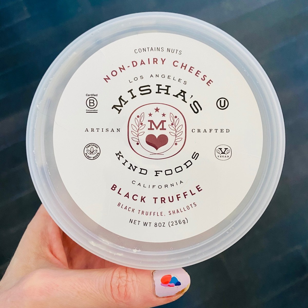 Misha’s Kind Foods Black truffle Non Dairy Cheese Reviews abillion