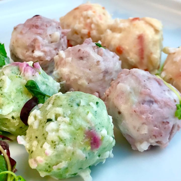photo of Ichiza Kitchen (Temporarily Closed) Tama Meatball Dumplings shared by @pdxveg on  05 Jun 2021 - review