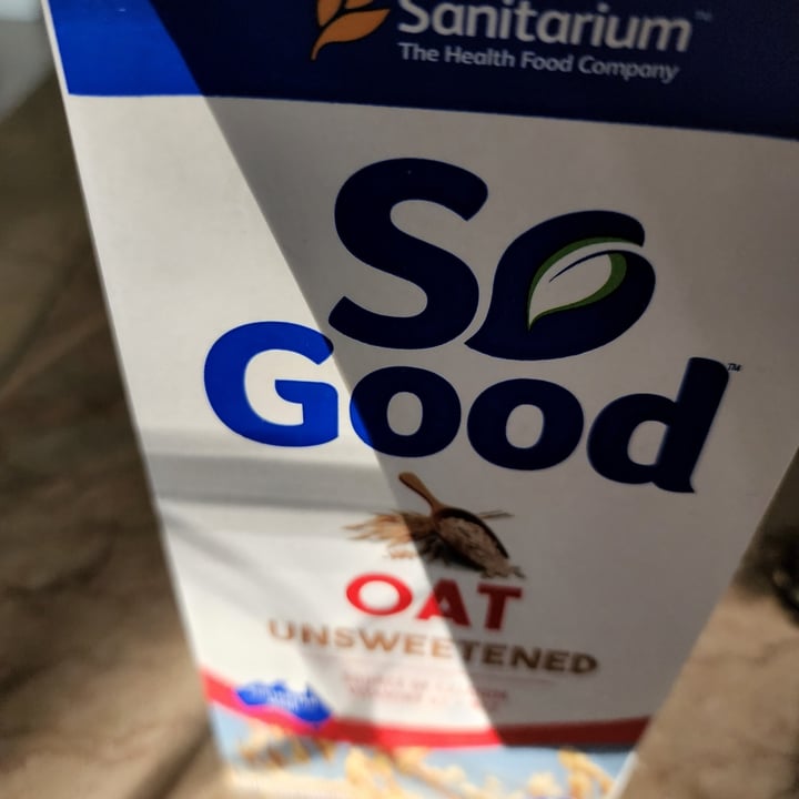 photo of So Good Oat Milk Unsweetened shared by @teamaldous on  15 Apr 2022 - review