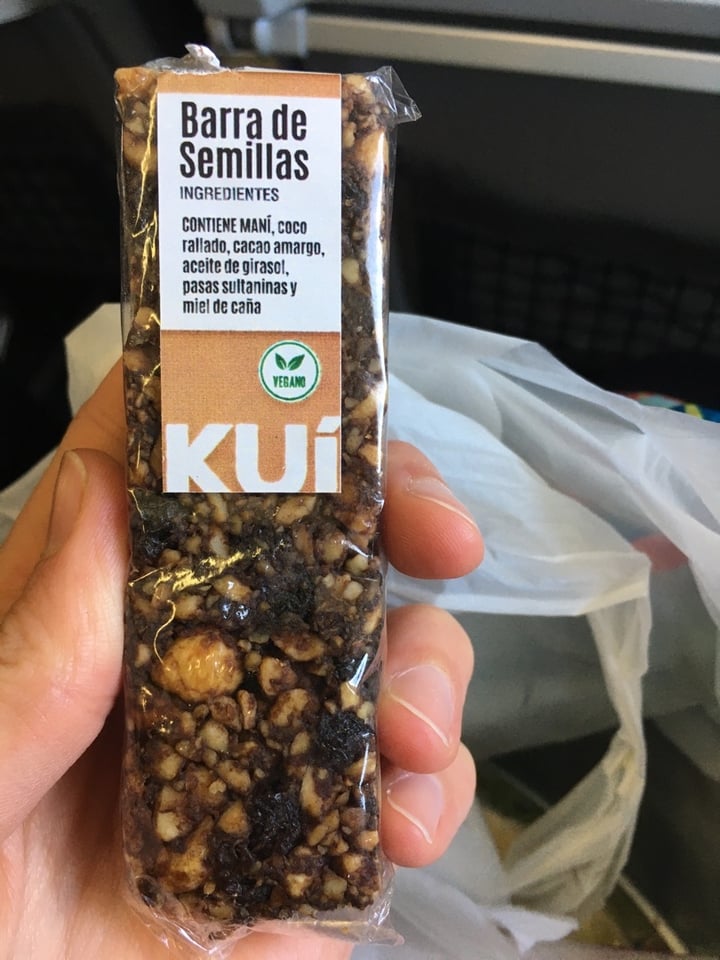 photo of The organic deli market Granola Bar shared by @theveggienomad on  27 Jan 2020 - review