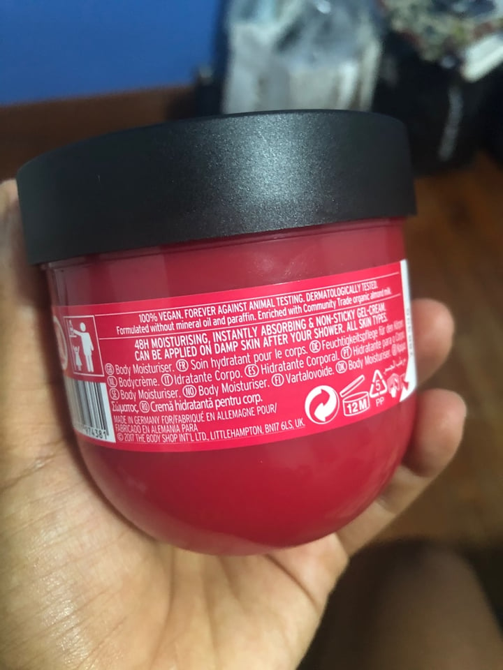 photo of The Body Shop Strawberry Body Yogurt shared by @alyrauff on  26 Dec 2019 - review