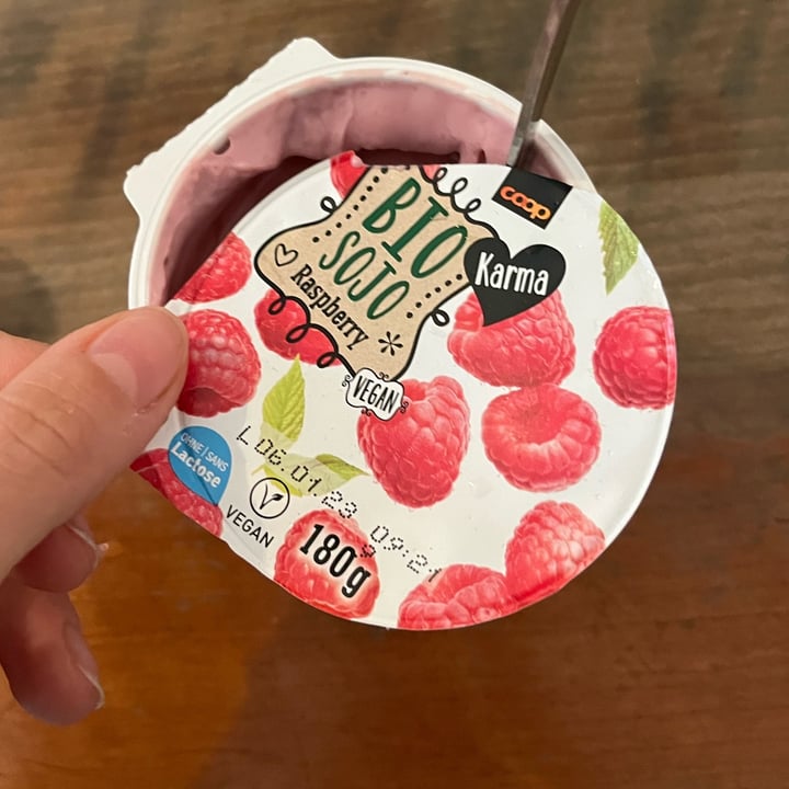 photo of Coop Karma Bio Sojo Raspberry shared by @alessiasoldati on  04 Jan 2023 - review