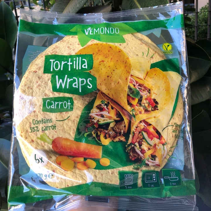 Vemondo Tortilla Wraps Carrot Review abillion