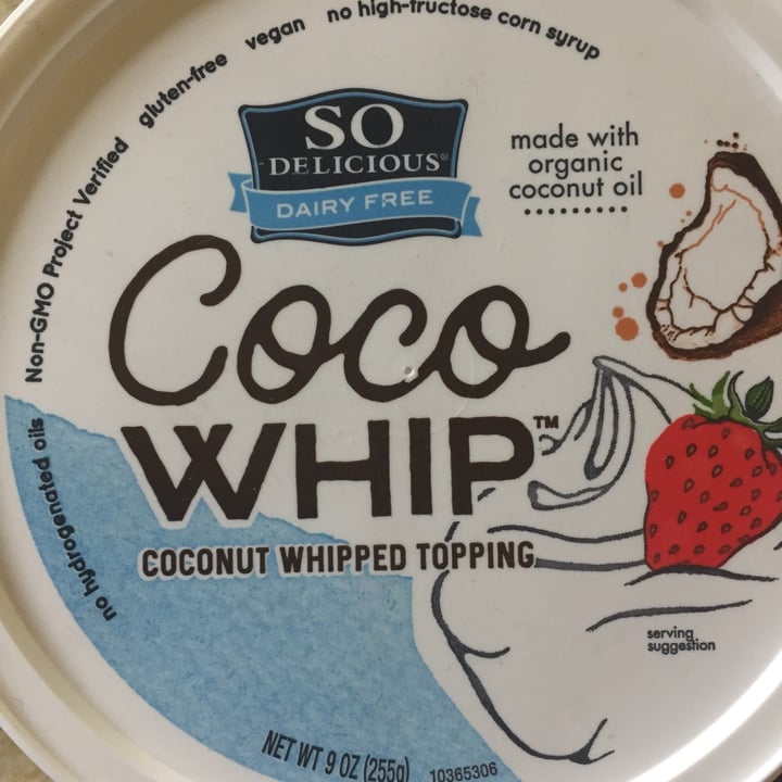 photo of So Delicious Dairy Free Coco Whip shared by @mycreativerescue on  18 Jun 2022 - review