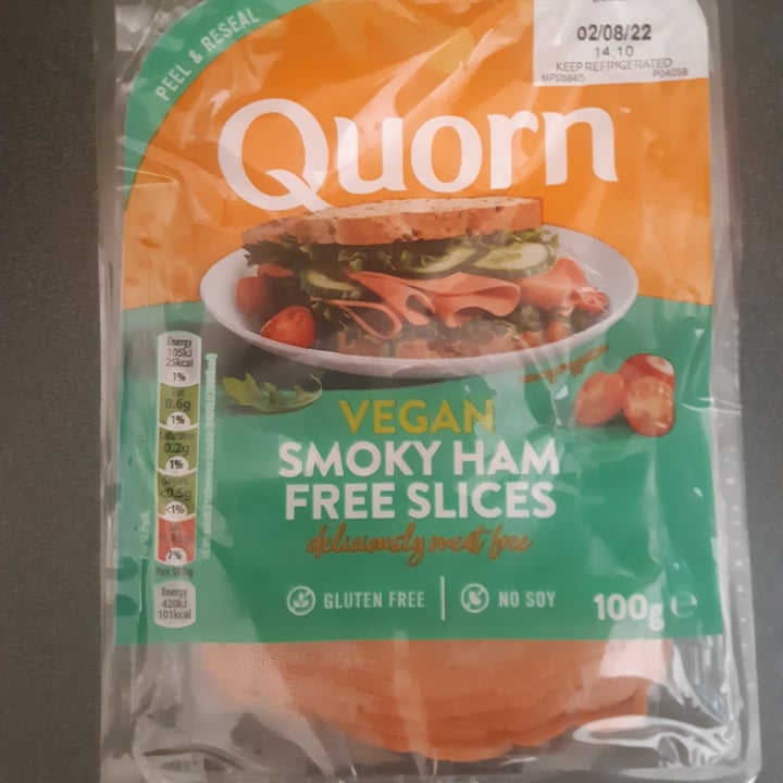 photo of Quorn Smoky Ham Free Slices shared by @anitalianintheuk on  26 Jun 2022 - review