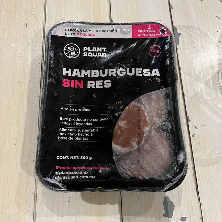 photo of Plant Squad HAMBURGUESA SIN RES shared by @canica on  31 Dec 2021 - review