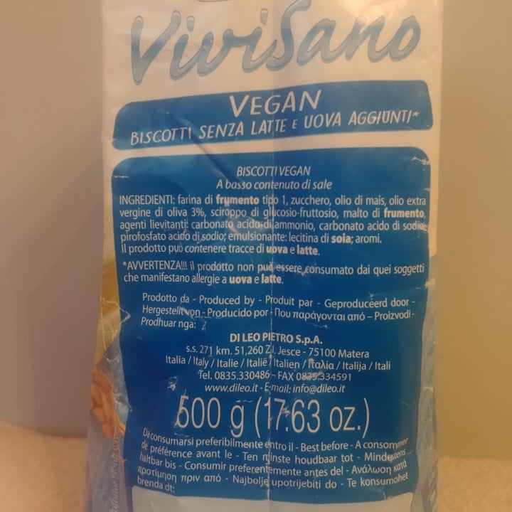 photo of Di Leo Biscotti Vegan shared by @rory95 on  24 Mar 2021 - review