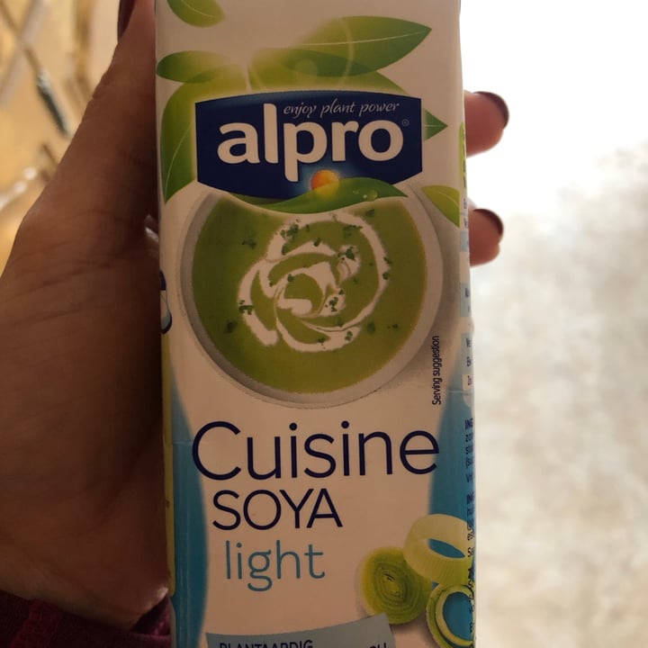 photo of Alpro Cuisine Soya light shared by @rebeccaa on  30 Apr 2020 - review