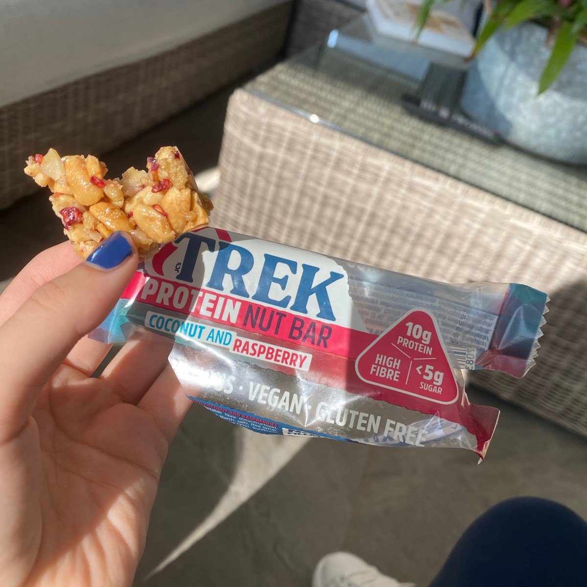 Protein Nut Bar Raspberry Coconut from TREK - Vegan Product Reviews ...
