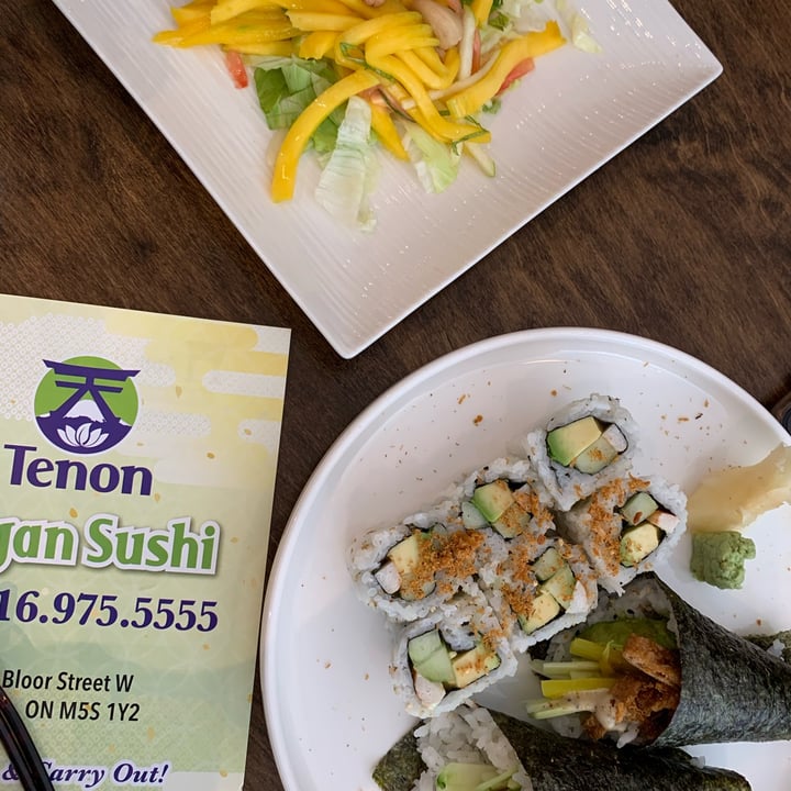 photo of Tenon Vegan Sushi California Roll shared by @leeng on  11 Jul 2022 - review