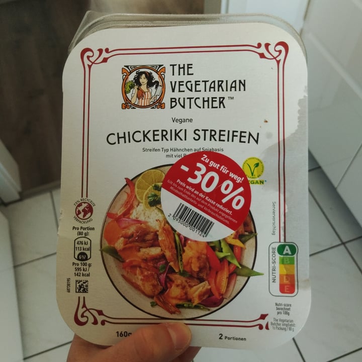 photo of The Vegetarian Butcher Chickeriki Streifen shared by @saechsine on  10 Jun 2022 - review