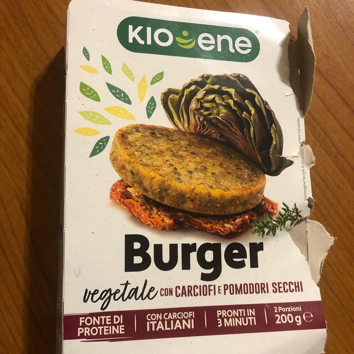 photo of Kioene Burger ai carciofi e pomodori secchi shared by @eelena on  10 Jan 2022 - review