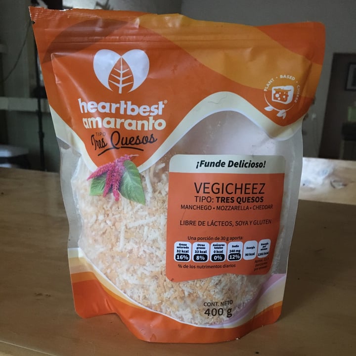 photo of Heartbest Vegicheez Tres Quesos shared by @ximenamachete on  27 May 2020 - review