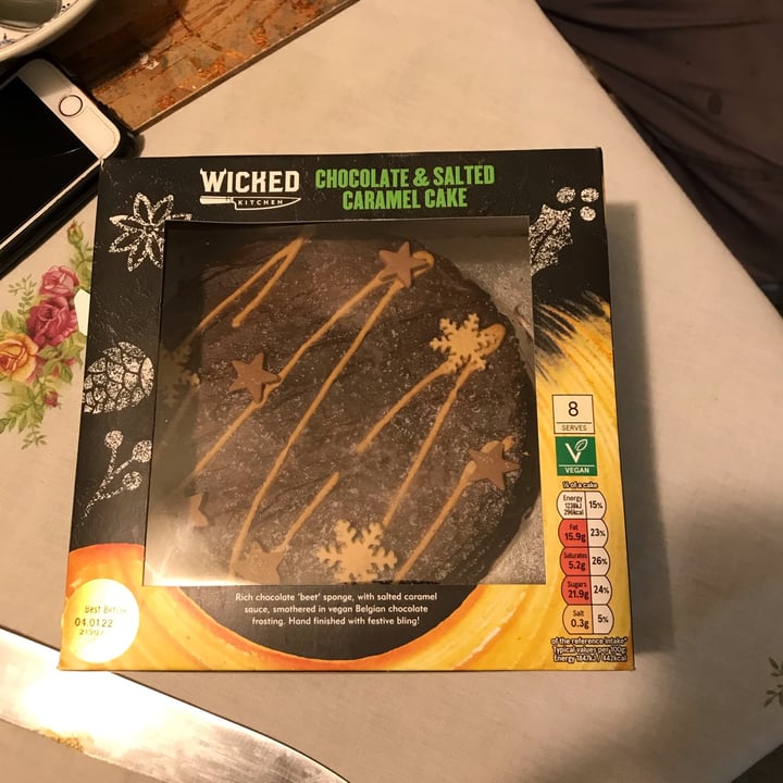 photo of Wicked Chocolate and salted caramel cake shared by @annmarievans on  02 Jan 2022 - review