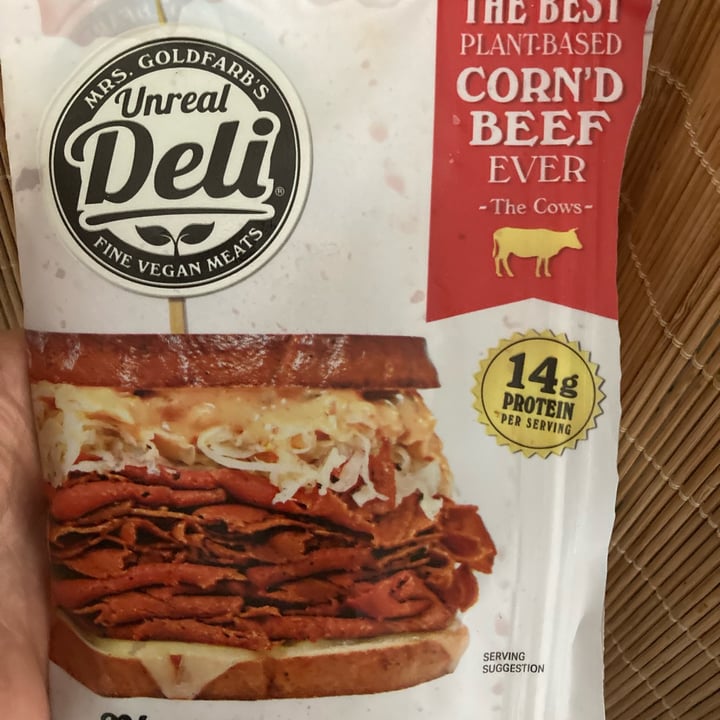 review photo of Mrs. Goldfarb’s Unreal Deli Unreal CORN’D BEEF shared by @veganpantrydotcom on 06 Oct 2022 - review