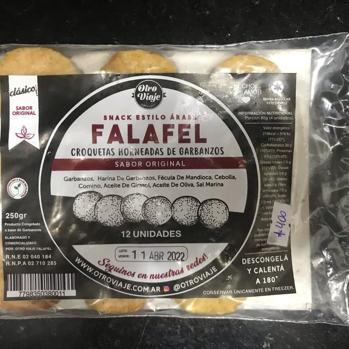 photo of Otro Viaje Falafel shared by @guadacampo on  17 Feb 2022 - review