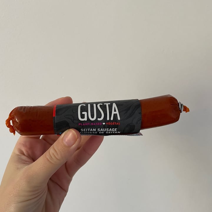 photo of Gusta Seitan Sausage Smoked Paprika shared by @tashabeanz on  19 Oct 2022 - review