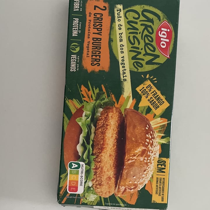 review photo of iglo Green Cuisine Crispy burgers shared by @sanmartinelli on 23 Nov 2022 - review