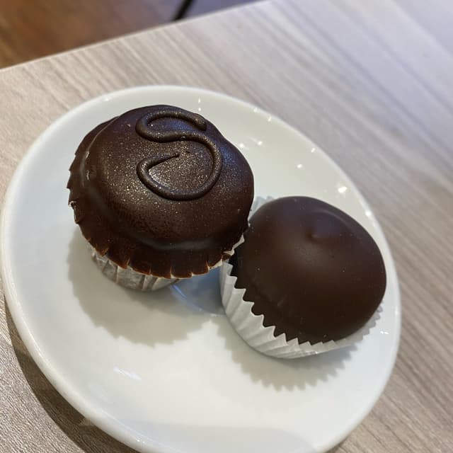 Foto do prato “Pasticcini al cioccolato”