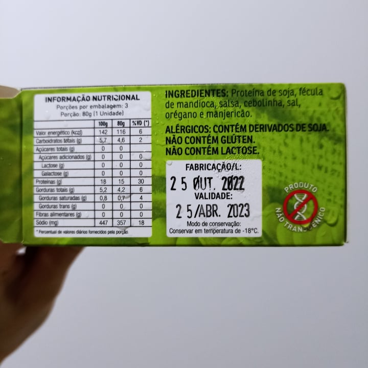 review photo of Puro vegetal Hambúrguer De Soja shared by @thaisvegan on 18 Nov 2022 - review