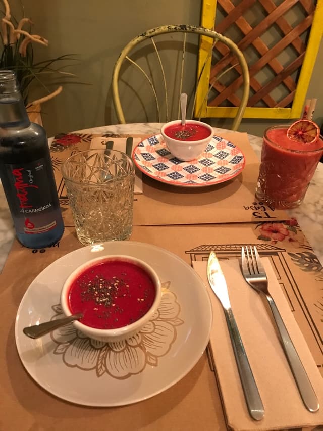 Photo of the dish “Beetroot soup (tapas)”
