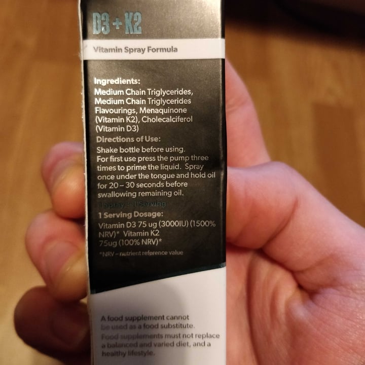 photo of Raw Sport Advanced D3 & K2 Spray Formula shared by @pseudostep on  21 Nov 2021 - review