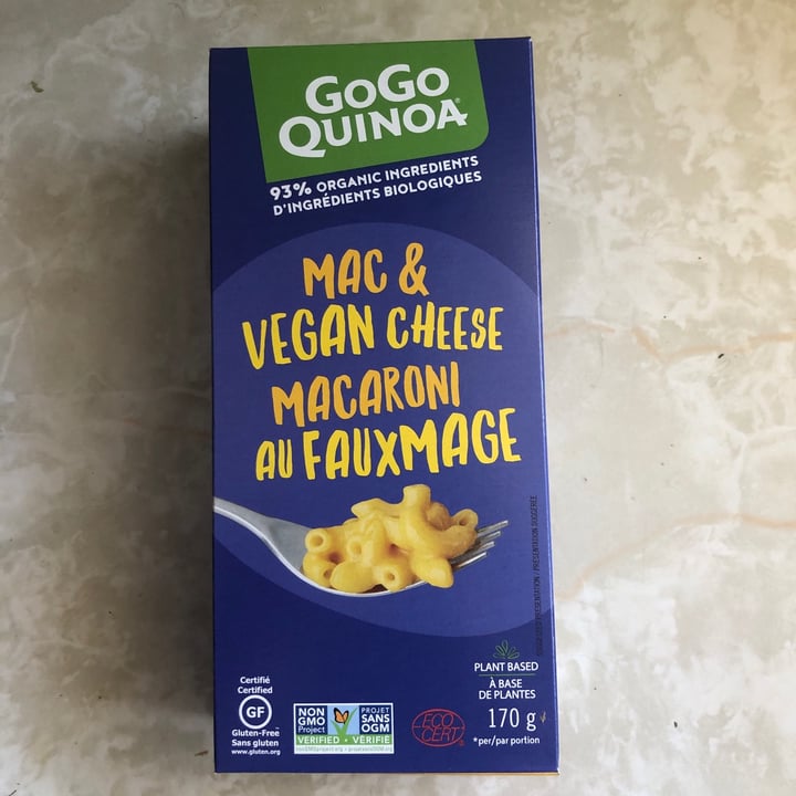 review photo of GoGo Quinoa Mac & vegan cheese shared by @louisejorgy on 26 Feb 2021 - review