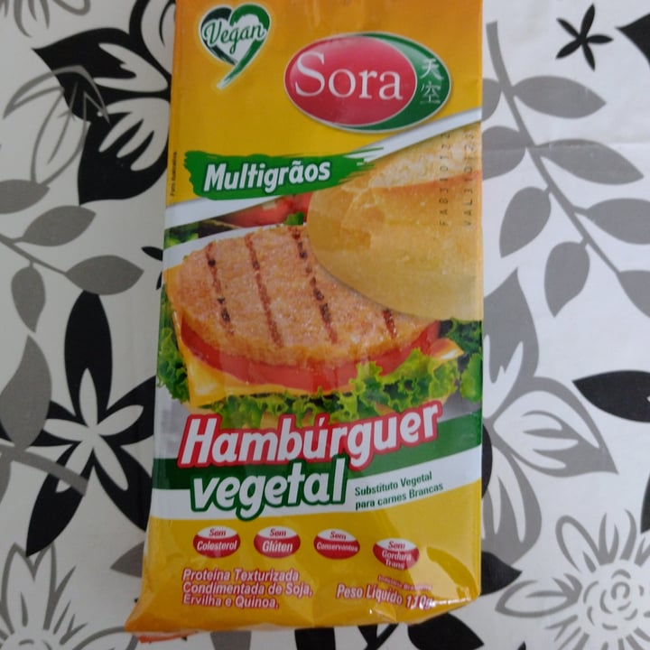 photo of Sora Hambúrguer carne branca vegetal shared by @verdemayra on  11 Sep 2022 - review